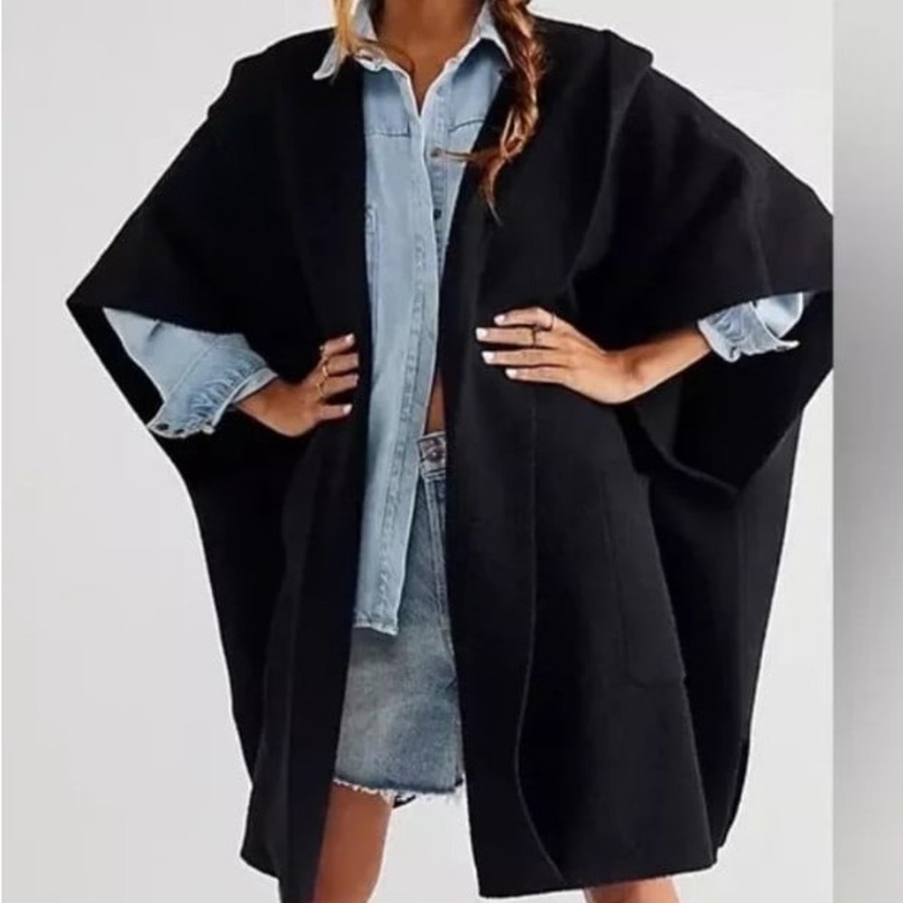 Free People All I Need Cozy Hooded Duster